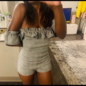 (SOLD) Grey romper
